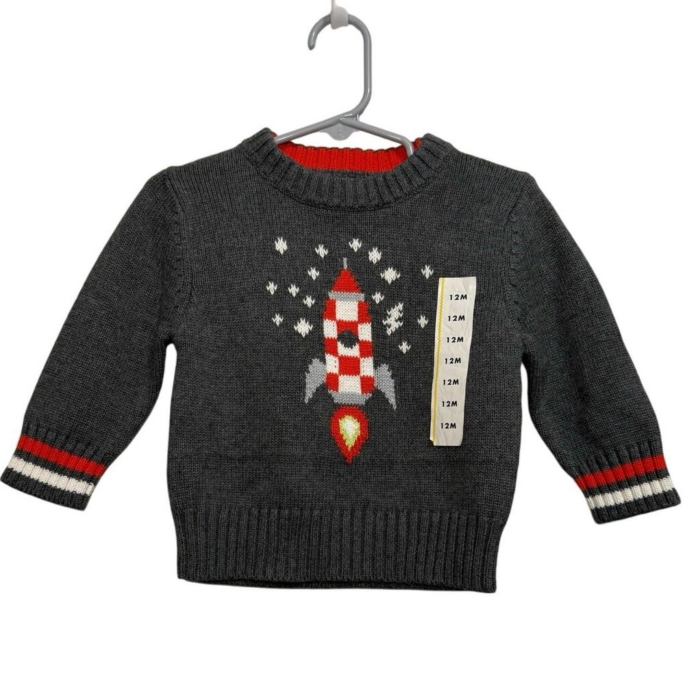 Cat & Jack 12 Month Space Ship Sweater